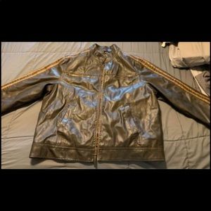 Mens Leather Jacket.